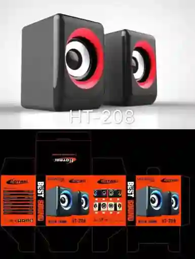 Parlantes Para Pc Ht-208 / Parlante Para Pc / Cornetas Para Pc Hotmail