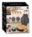 Maquina Mini Donera, Wafflera, Cupcakes 3 En 1