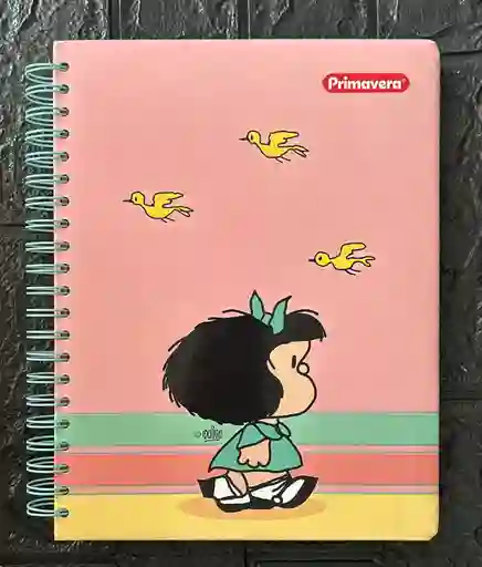 Cuaderno 7 Materias Grande Dama Cuadriculado Primavera
