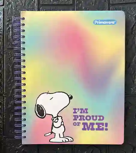 Cuaderno 7 Materias Grande Dama Cuadriculado Primavera