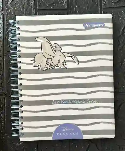Cuaderno 7 Materias Grande Dama Cuadriculado Primavera