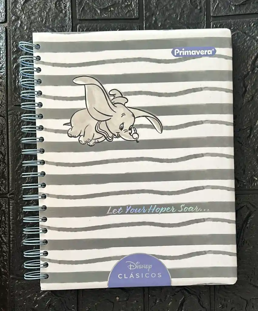 Cuaderno 7 Materias Grande Dama Cuadriculado Primavera