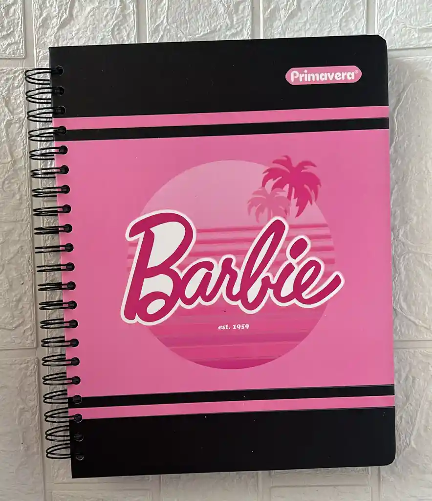 Cuaderno 7 Materias Grande Dama Cuadriculado Primavera