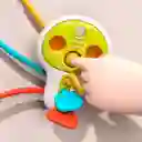 Llave Educatica Multifuncional Para Bebé, Diseño Y Colores Llamativos, Juegos De Cuerda, Giros Y Sonidos Que Incentivan La Exploración Del Juguete En Tu Bebé
