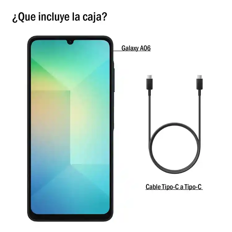 Celular Samsung A06 128gb 4ram Color Azul Cielo