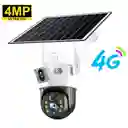 Camara Doble Lente Exterior Solar Simcard 4g Resiste Agua
