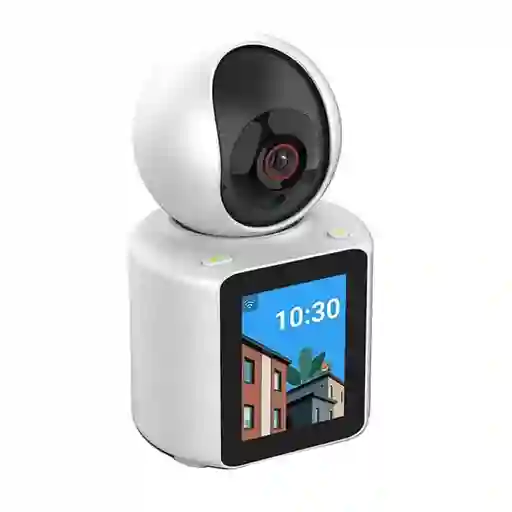 Cámara De Seguridad Ip Robótica Videollamada Wifi Pantalla