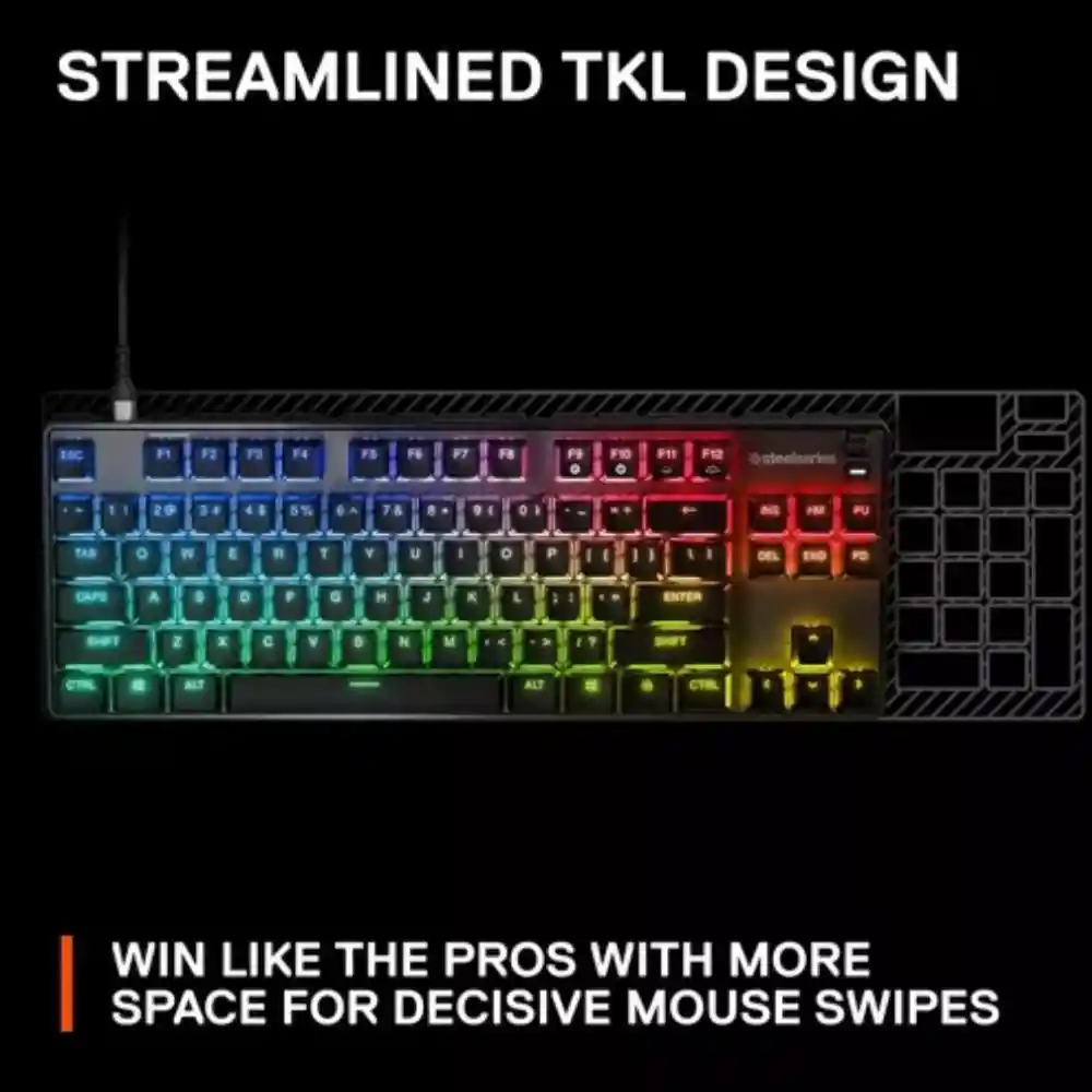 Teclado Mecanico 80% Switch Opticos Steelseries Apex 9 | Us