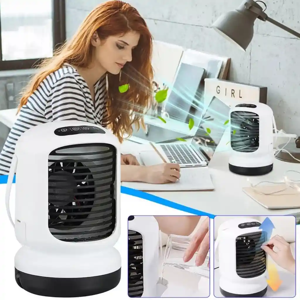 Mini Aire Portatil Usb Para Enfriar Cualquier Espacio
