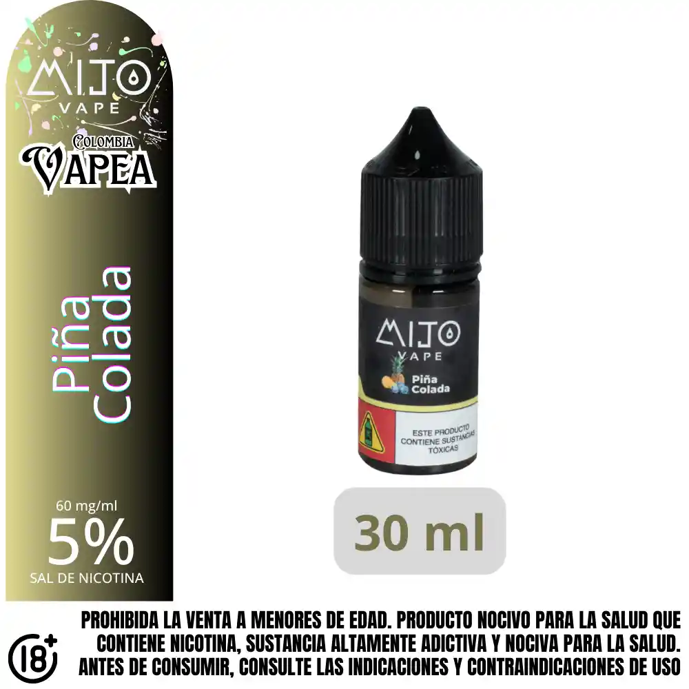 Sal De Nic Mijo Piña Colada 30 Ml 5%