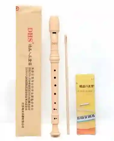 Flauta Dulce Desarmable Con Funda Dhs