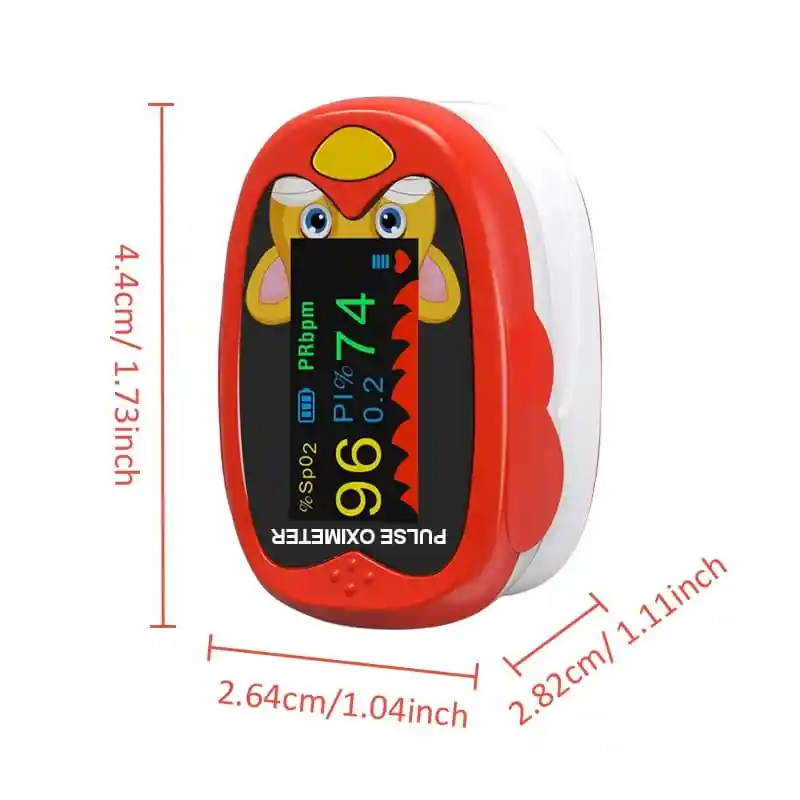 Pulso Oximetro Pediatrico Saturador Usb Recargable