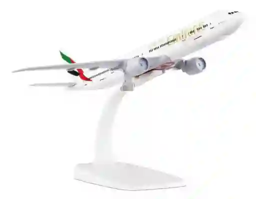 Avión De Colección Emirates Airbus 380 Blanco Aircraft Model