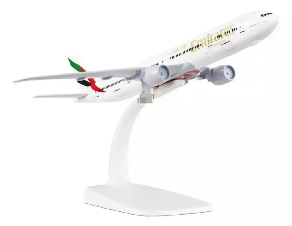 Avión De Colección Emirates Airbus 380 Blanco Aircraft Model