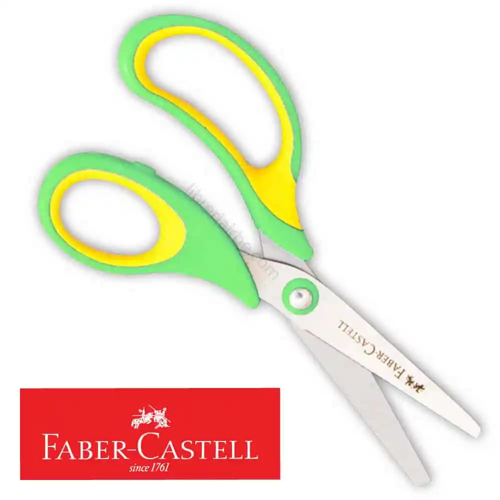 Tijeras De Tacto Suave Faber-castell