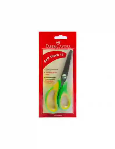 Tijeras De Tacto Suave Faber-castell