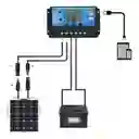 Controlador De Carga 60 Amperios Pwm Solar Cargador Usbdual