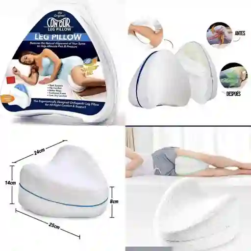 Almohada Para Piernas Y Apoyo De Rodillas Ergonómica Leg Pillow Con Our