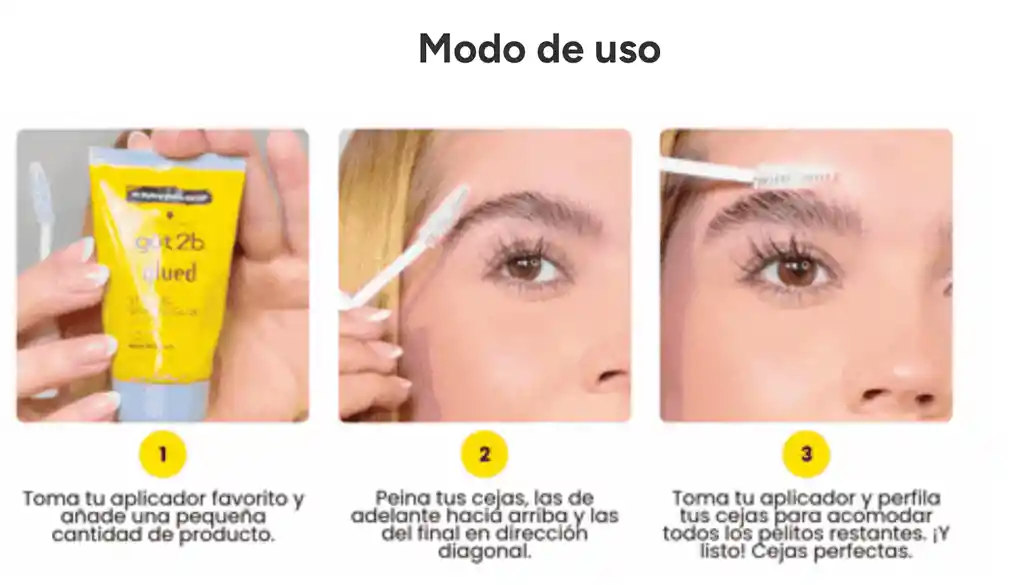 Got2b Glued Schwarzkopf Gel De Cejas 35g
