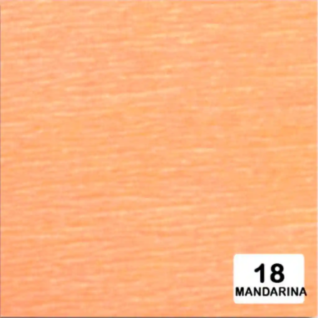 Papel Crepe - Mandarina