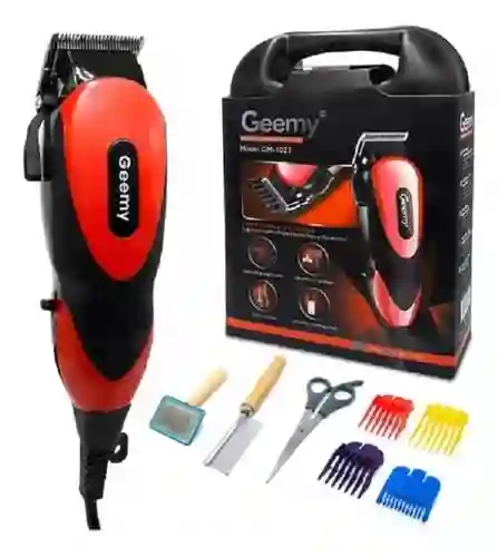Kit De Peluquería Maquina De Motilar Mascotas Completo Geemy Kit Gm-1023