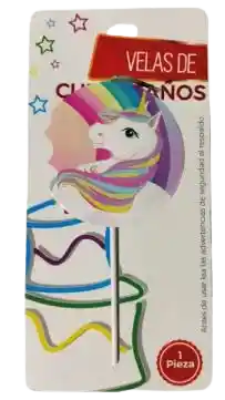Vela Personaje Unicornio