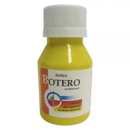 Pintura Acrilica Amarillo Botero 60ml