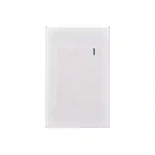 Interruptor Sencillo Premium Blanco Mercury