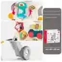Andadera Y Centro De Actividades Azul Multifuncional 5 En 1, Ajustable A Mesa De Actividades, Scooter Y Bicicleta, Diversos Accesorios Con Luces Y Melodías Para Bebé - Bibi-inn
