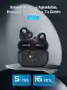 Audifonos Conducción Ósea Táctil Inteligente Batería De Larga Duración Earcuff Sonido Mega Bass