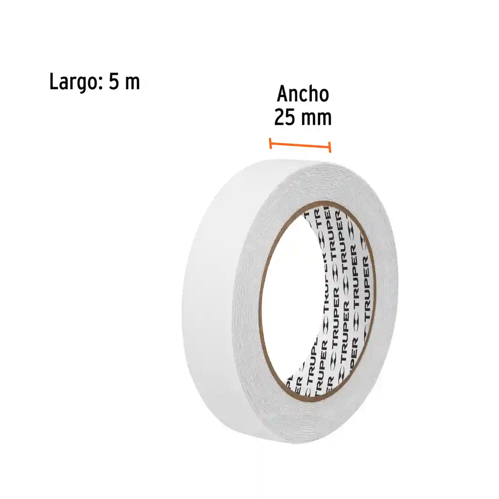 Cinta Antiderrapante 25 Mm X 5 M Blanca Truper