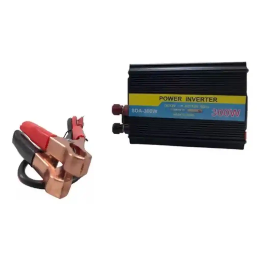 Inversor De Corriente 300w Entrada De 12v Salida A 110v