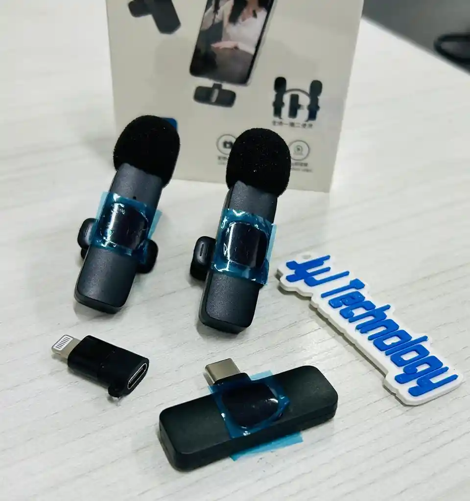 Microfono De Solapa Inalambrico K9 Para Celular Iphone Y Tipo C