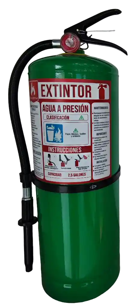 Extintor Agua Verde Hierro