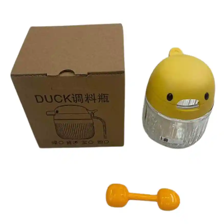 Botella De Condimento De Pato Con Cucharita