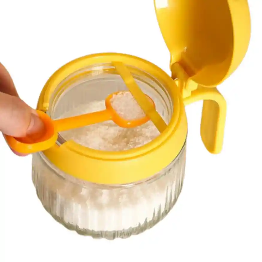 Botella De Condimento De Pato Con Cucharita