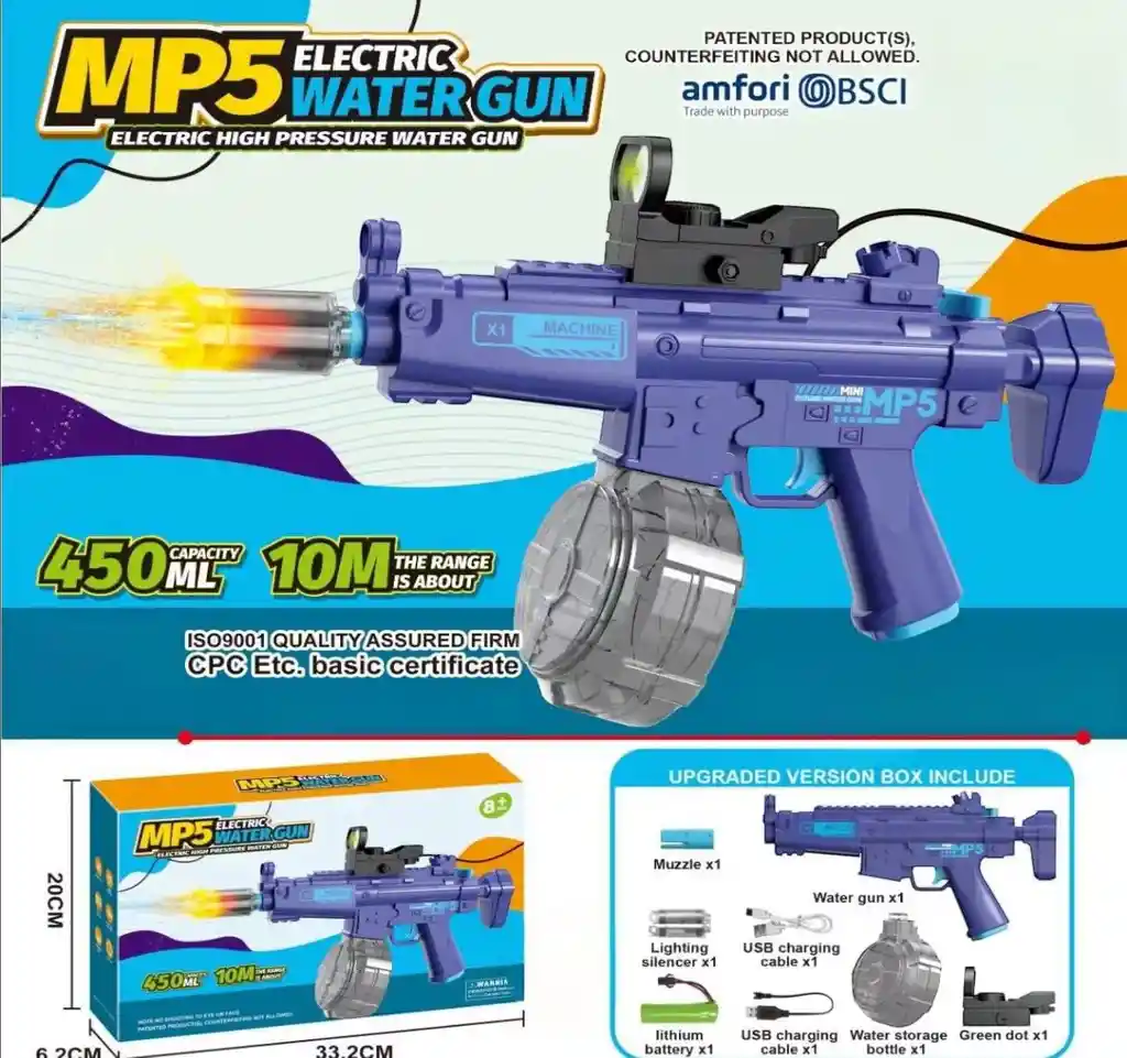 Pistola De Agua Mp5 M416 Ak47