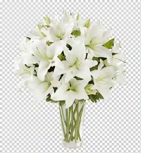 Bouquet De Lirios Blancos