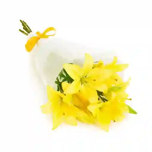 Bouquet De Lirios Amarillos