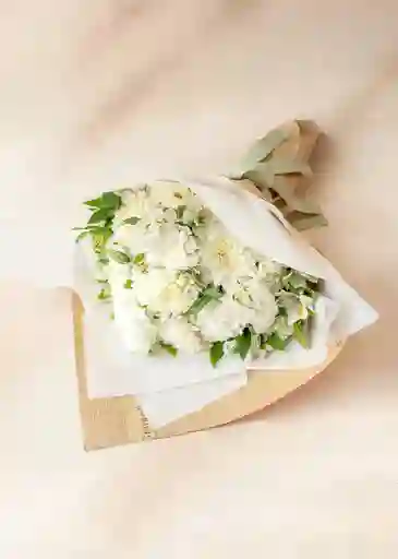 Bouquet De Clavel Blanco