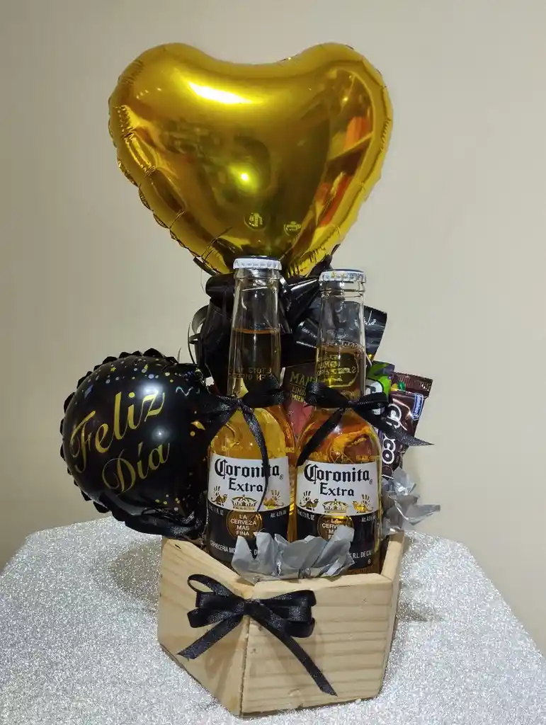 Bouquet De Cervezas Con Dulces