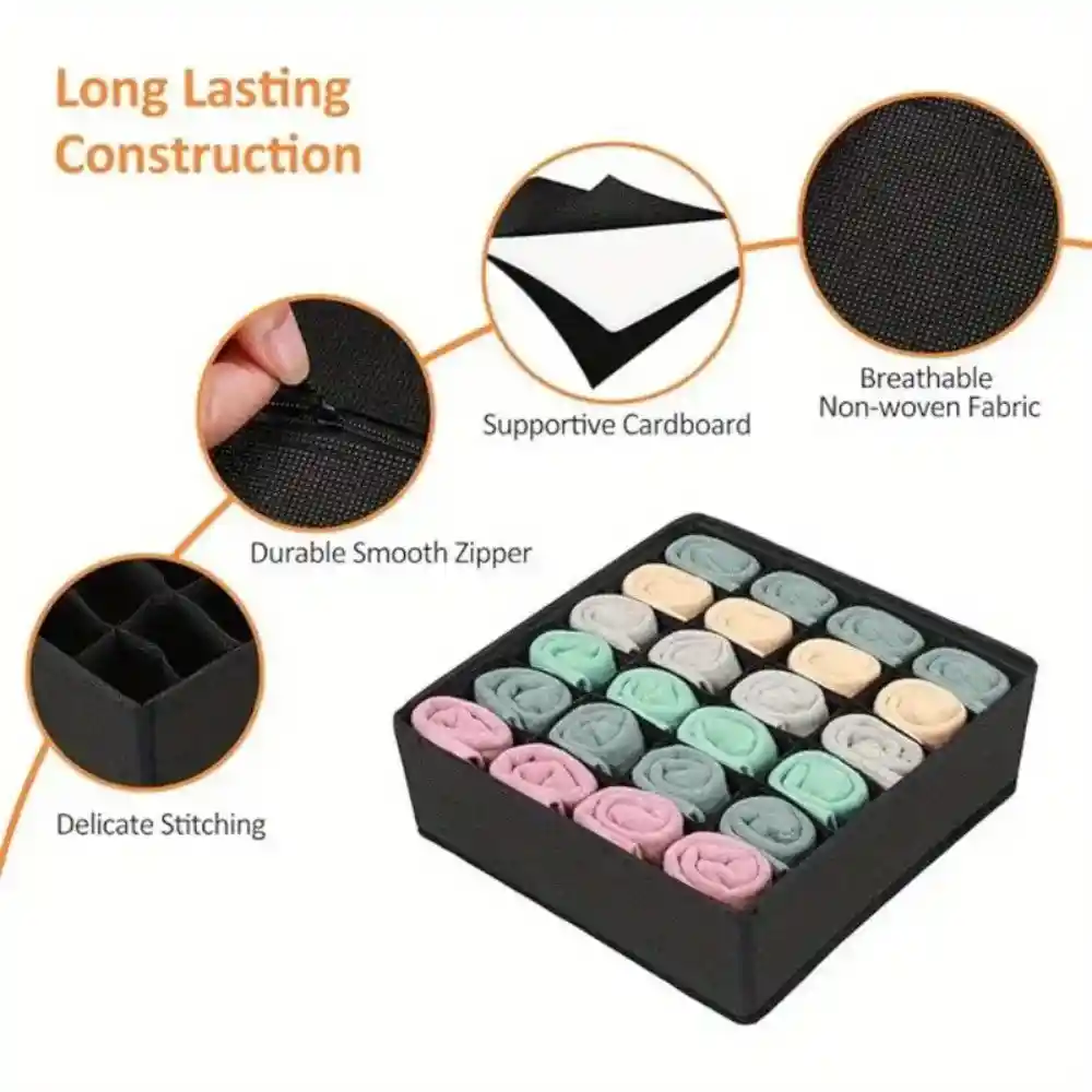 Organizador De Ropa Interior Multifuncional Set X4 Separadores