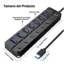 Adaptador Convertidor Multipuerto Usb 7 En 1 Hub Usb