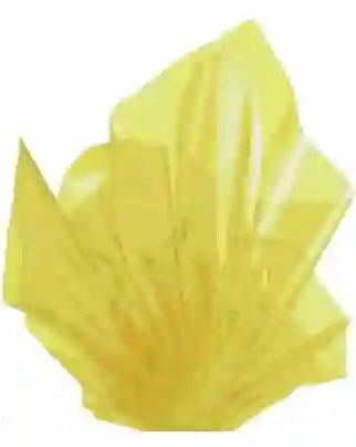 Papel Celofan Pliego Color Amarillo 70 X 100cm