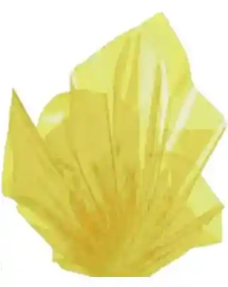 Papel Celofan Pliego Color Amarillo 70 X 100cm
