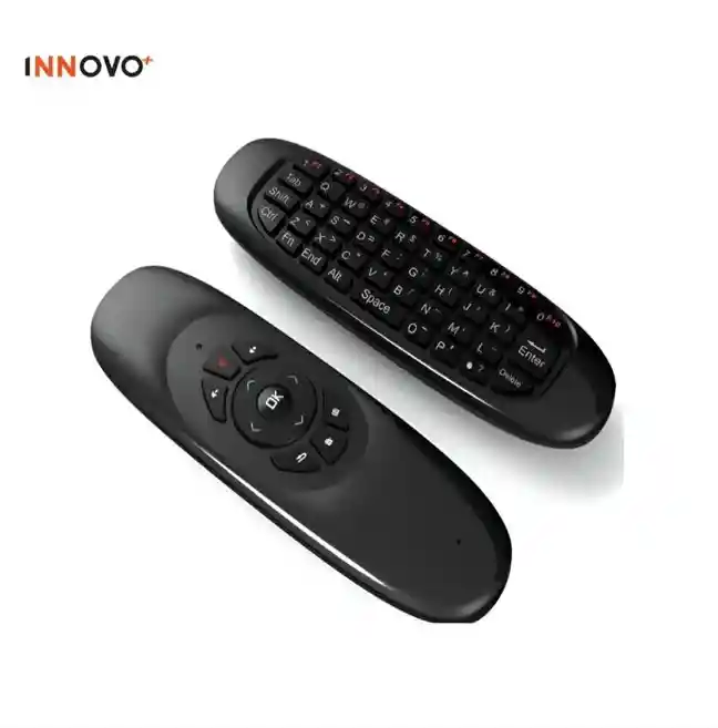 Control Remoto Para Smart Tv Teclado Inalámbrico Receptor Usb Air Mouse Innovo Tech