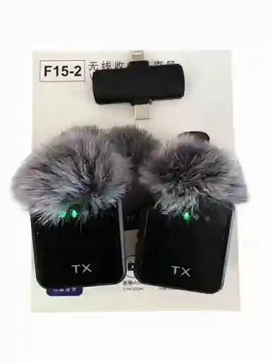 Microfonos Inalambricos De Solapa Para Iphone Y Android | 2 En 1