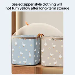 Bolsa Plegable Almacenamiento Organizador Cama Ropa Zapatos Armario 140lt