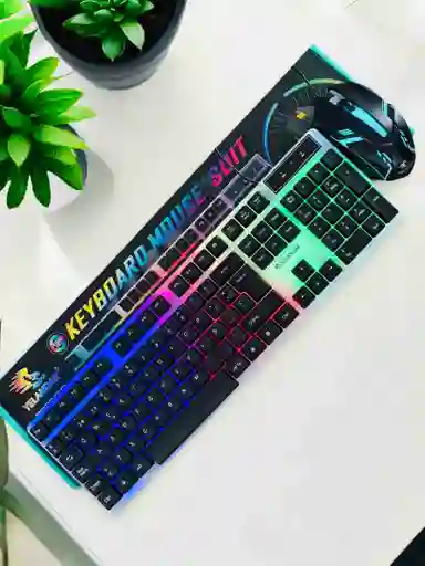 Combo Gamer | Teclado + Mouse Alámbrico Rgb
