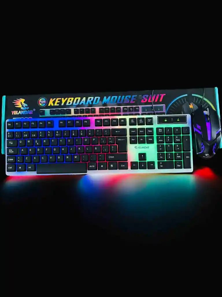 Combo Gamer | Teclado + Mouse Alámbrico Rgb